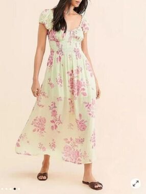 Free People Floral Maxi Dress
